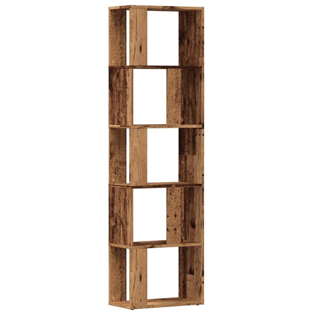 vidaXL Bücherschrank Altholz-Optik 45x24x159 cm Holzwerkstoff