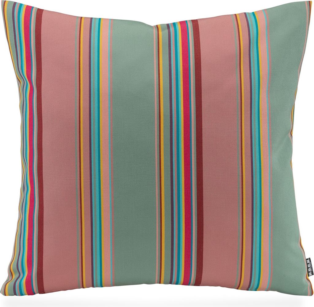 H.O.C.K. Yucatan Outdoor Kissen 50x50cm lindgrün altrosa Produktbild 