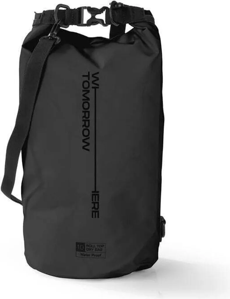 Where Tomorrow Dry Bag 10L Nero - Protezione Estrema per Kayak e Sup