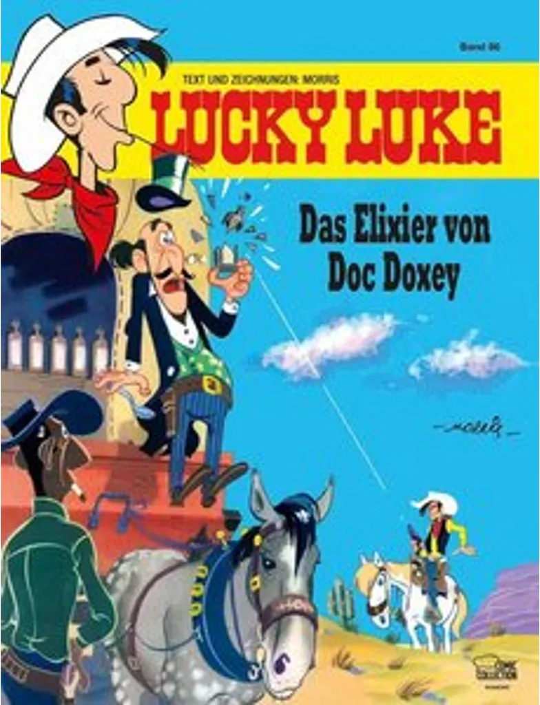 Lucky Luke Tome 86 L'Élixir du Docteur Doxey Album BD Morris et Goscinny