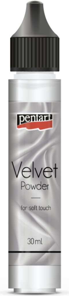 Proszek aksamitny Velvet powder 30ml biały/white - Pentart Zdjęcie produktu 