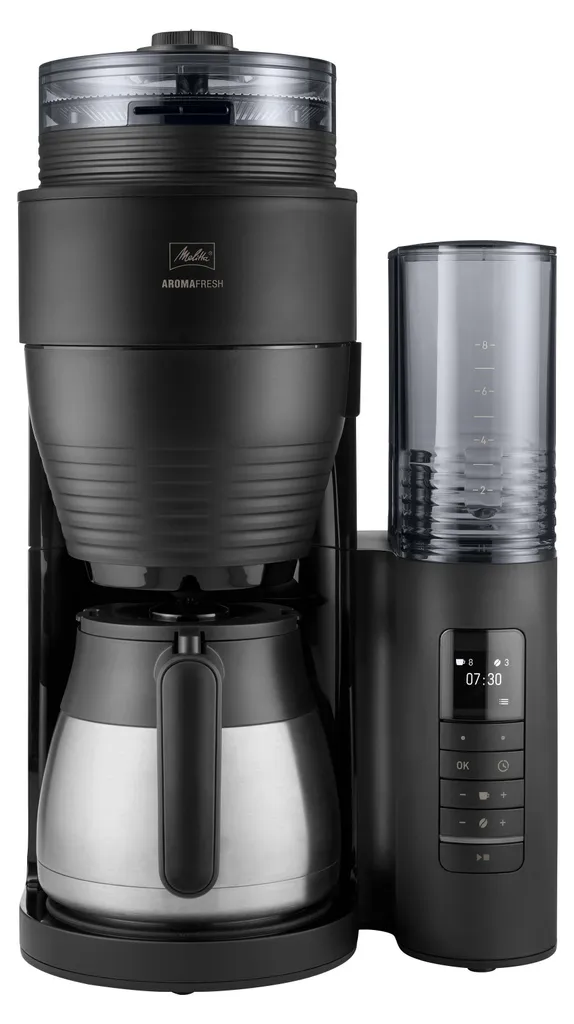 Melitta AromaFresh Therm Pro Cafetière Filtre avec Broyeur Intégré 8 tasses