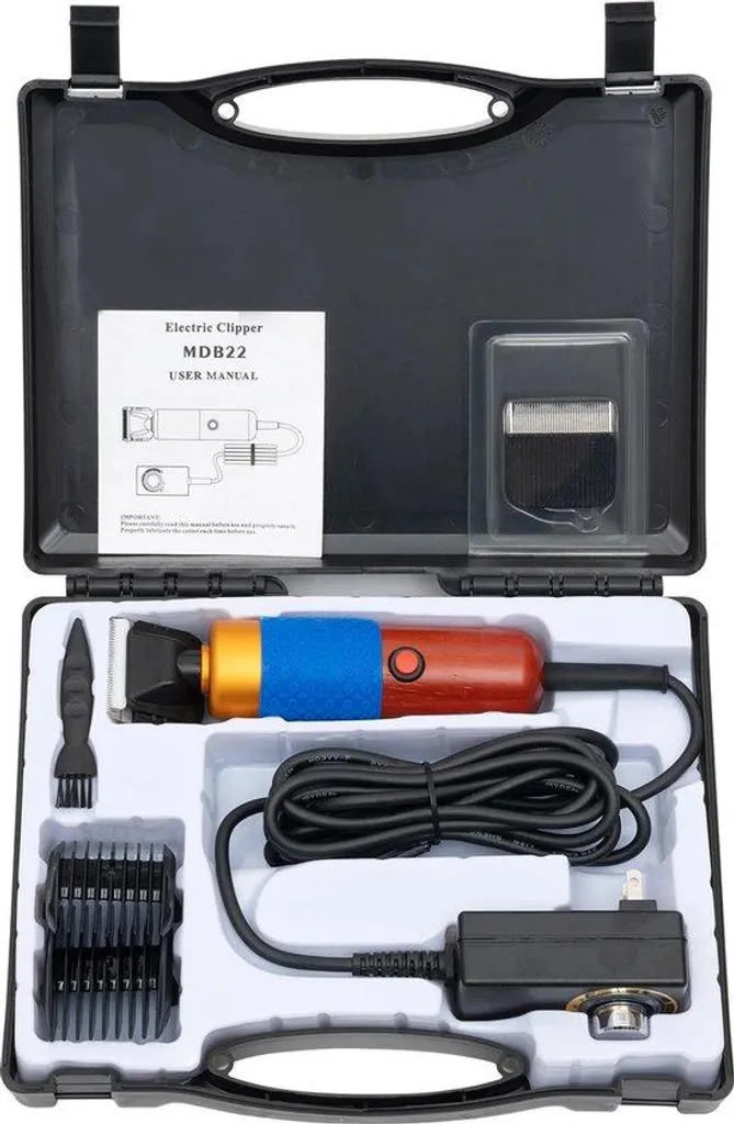 Tondeuse pour animaux puissante 36W ultra silencieuse et réglable 40dB