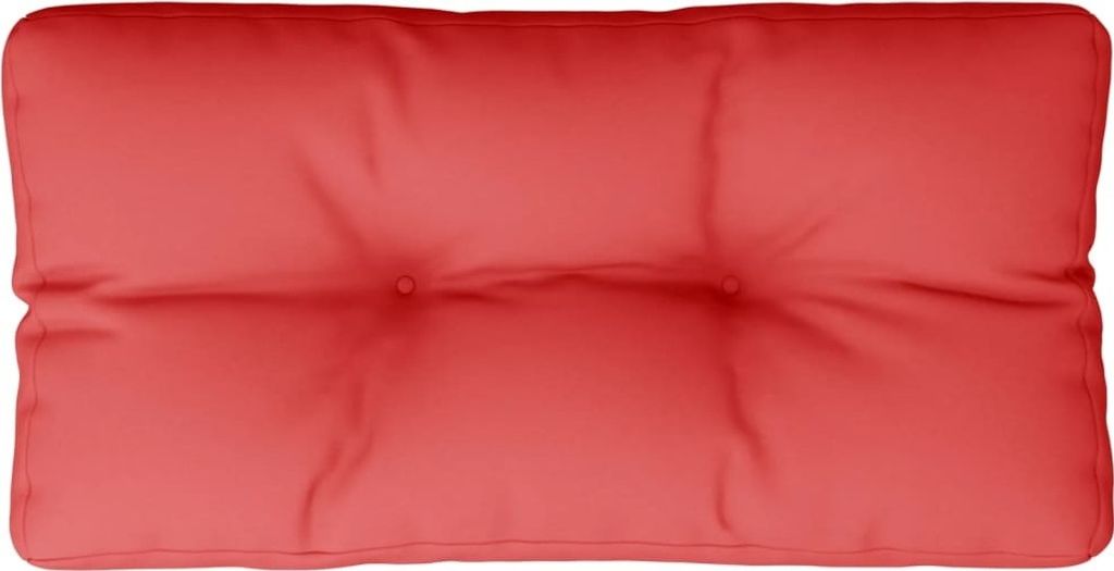 Palettenkissen Rot 80x40x12 cm Stoff