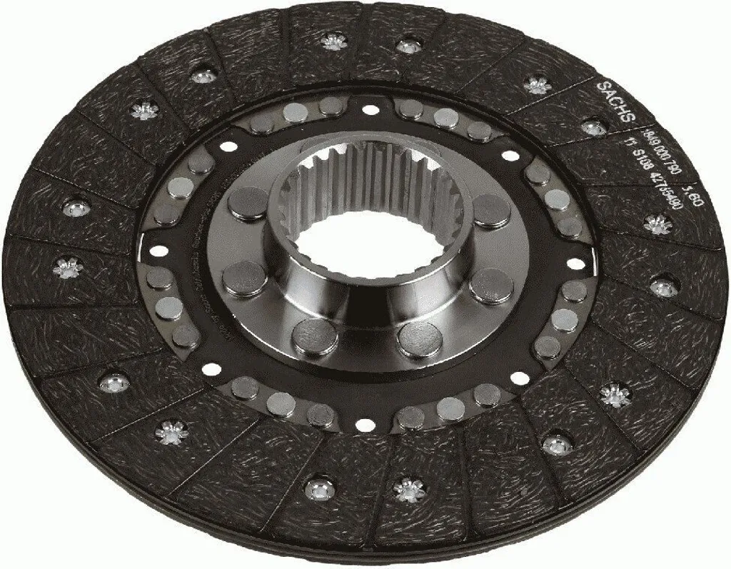 Disque d'embrayage SACHS 1864 002 854 avec garniture haute friction
