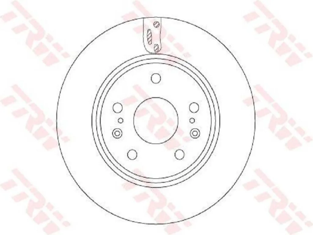 Paire de Disques TRW DF6703 Haute Performance 279mm pour Suzuki SX4