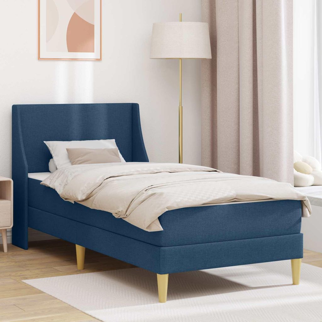 Maison Exclusive - Bettgestell mit Matratze mit Kopfteil Polyester