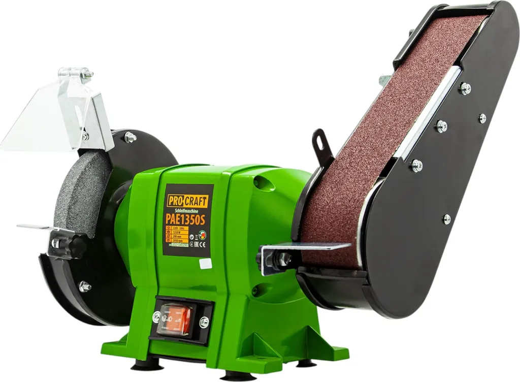 Procraft PAE1350S Ponceuse à disque et à bande combinée 250W 686x50mm