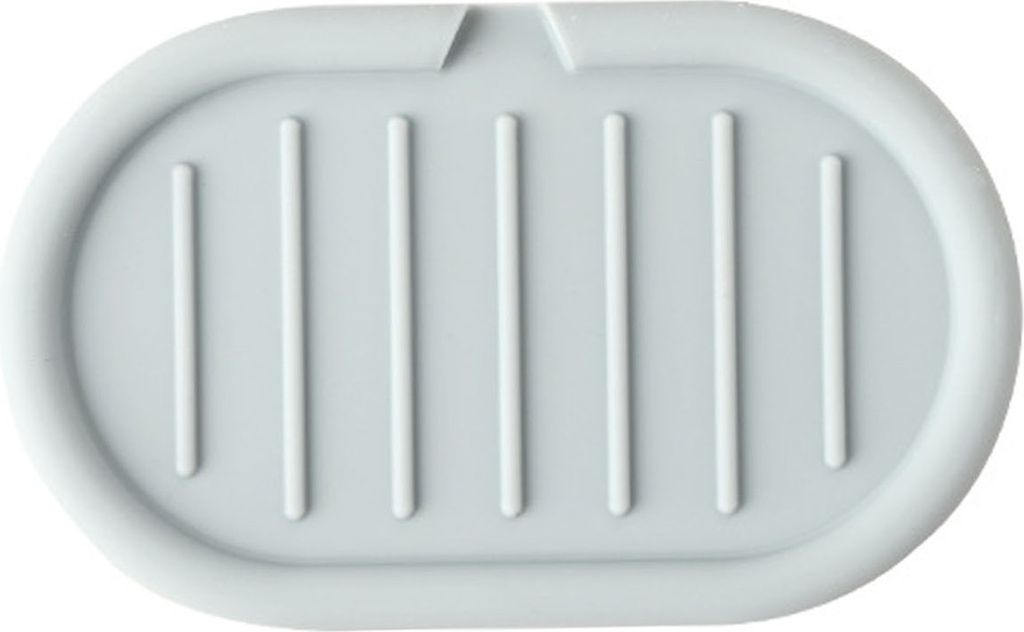 Seifenhalter, einfaches automatisches Entwässerungsdesign, schmelzfester, rutschfester Seifen-Organizer, Silikon-Seifenpad für Küche, Bad, Wäsc...