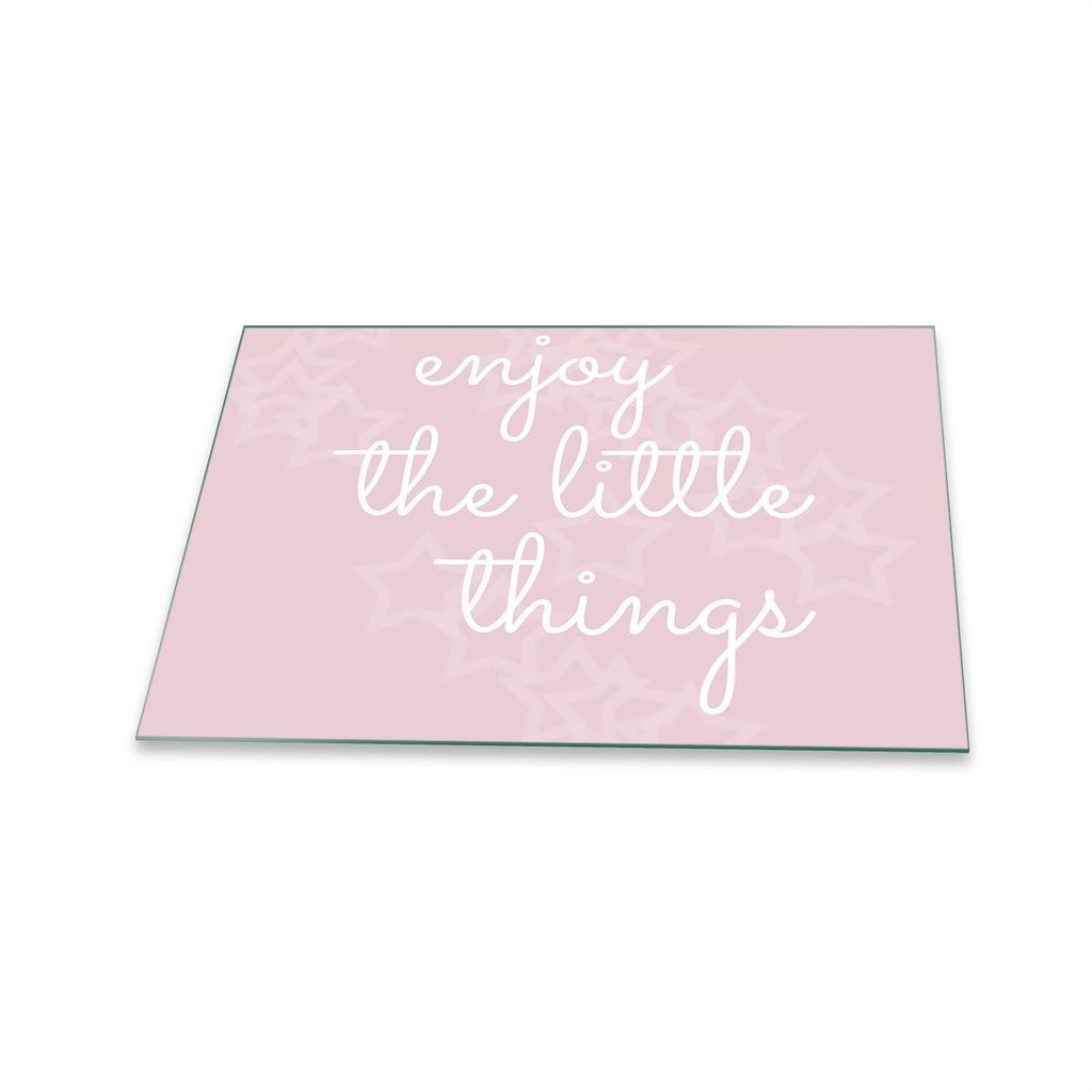 Herdabdeckplatte Glaskeramik 80x52 Mit Spruch Pink Abdeckung Glas Spritzschutz Deko
