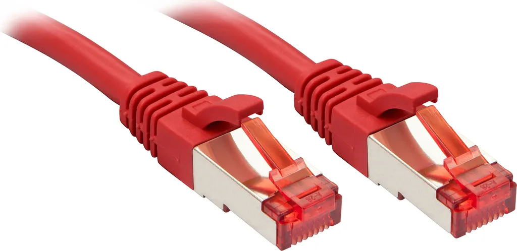 Lindy 47739 Patch Rosso 15m Cat6 S/FTP - Ideale per Gaming e Smart TV - 2