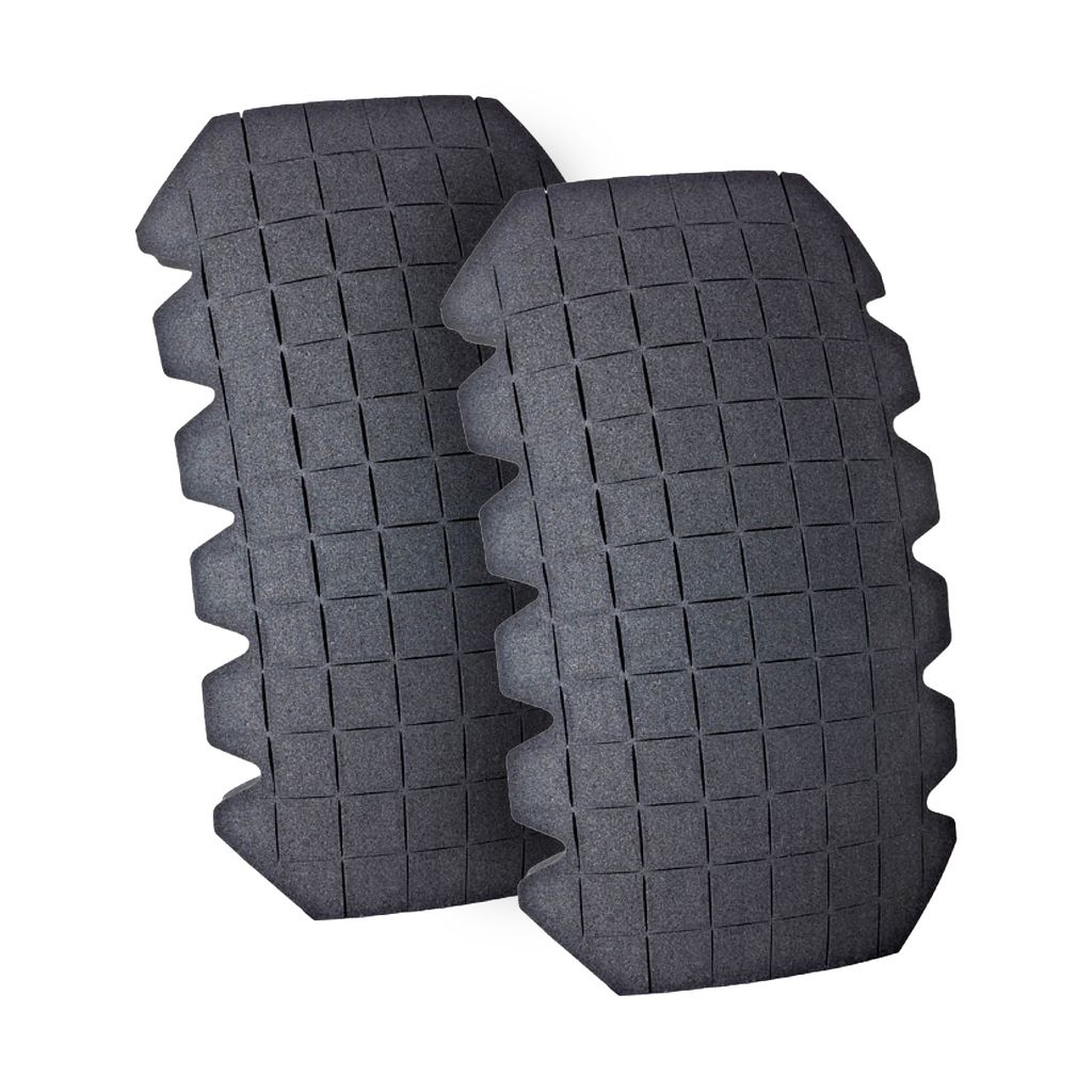 KNEETEK Kniepolster Universal Maxi 16 | 2 Stück | 245x150x16mm| schwer entflammbar | optimaler Knieschutz in Kombi mit Arbeitshose | Knieschutzpol...