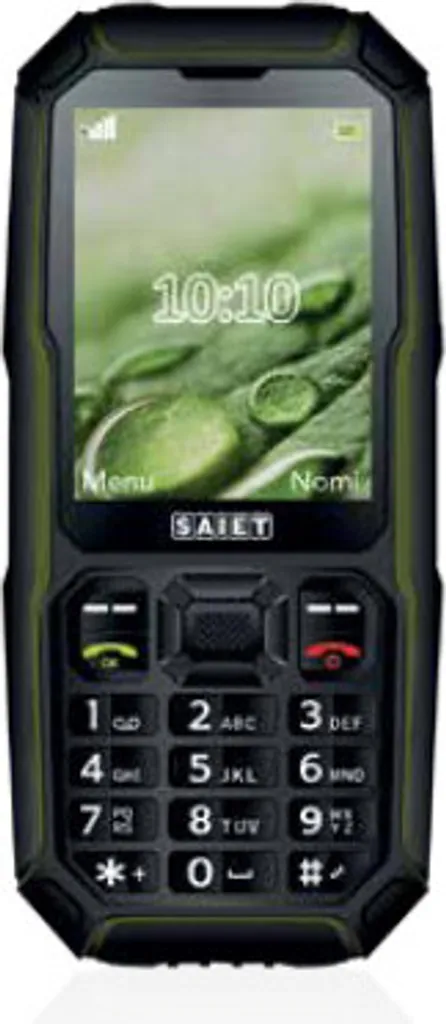 Saiet ENERGY 2,8" Telefono Indistruttibile IP68 Outdoor Nero Verde