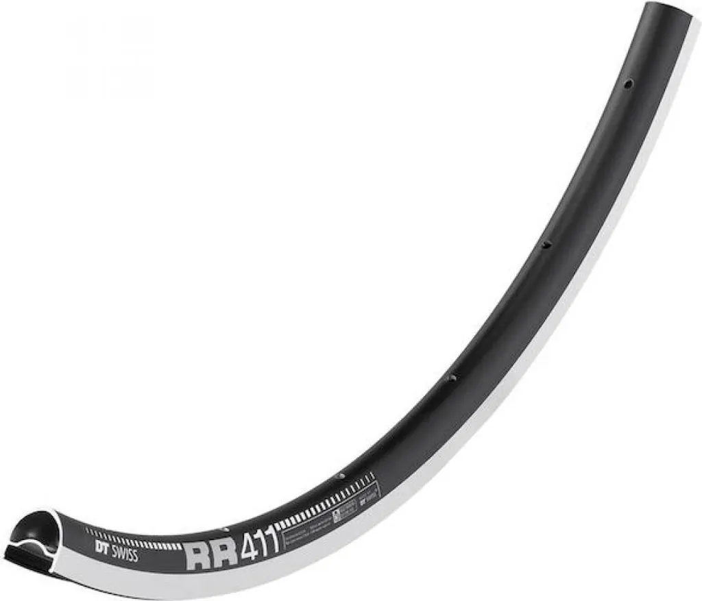 Jante DT Swiss RR 411 noire 622-18 28 trous V-Brake RDRR41RPN28S011374