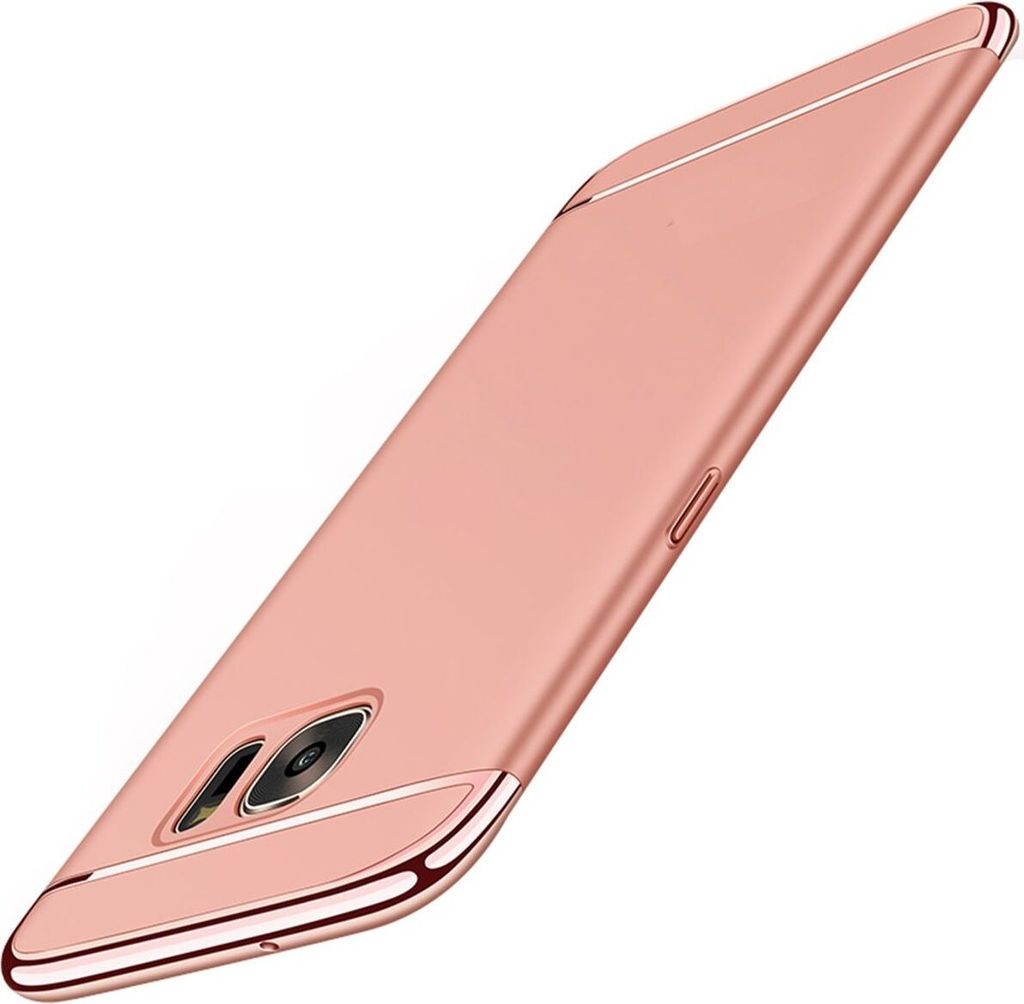 Handy Hülle Schutz Case für Samsung Galaxy J5 2017 Bumper 3 in 1 Cover Rose Gold