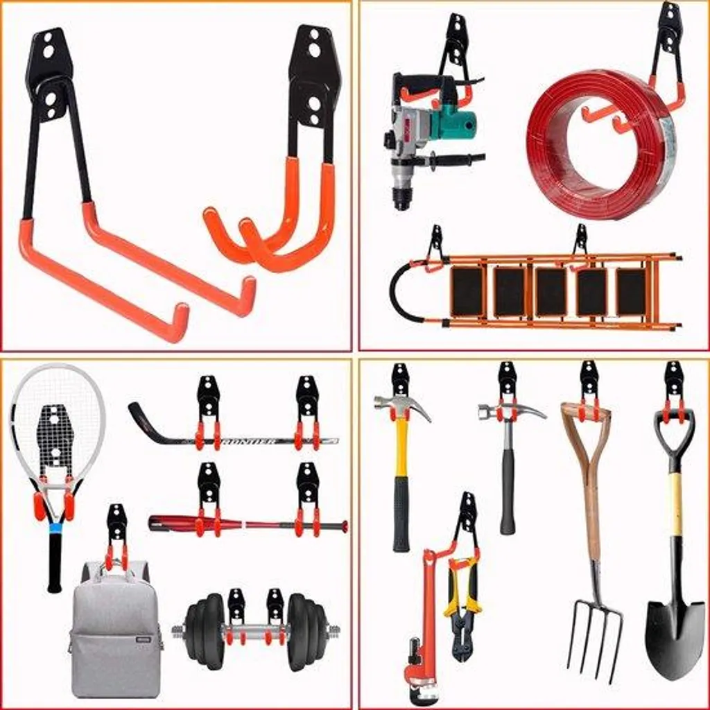 Organisateur mural outils électriques lot 10 crochets gain de place