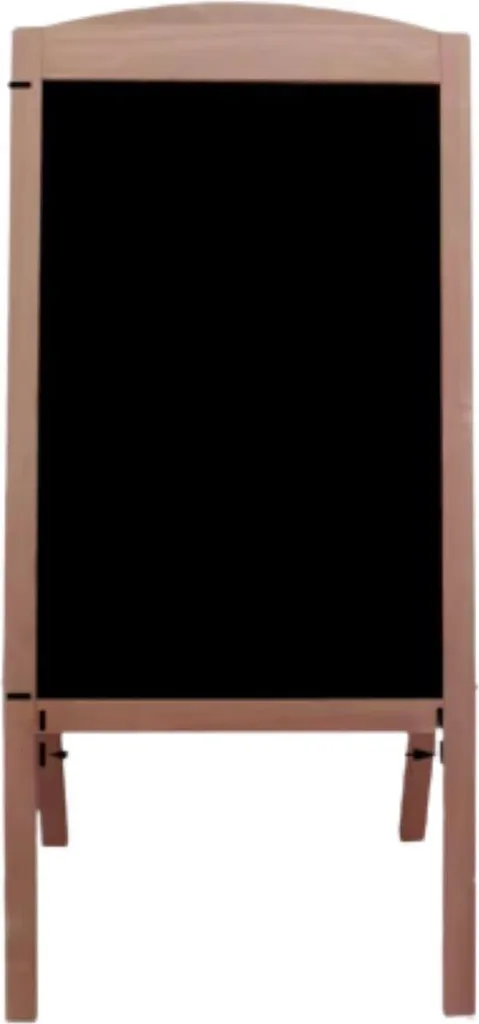 Tableau magnétique vertical Vaylen avec cadre bois naturel écologique
