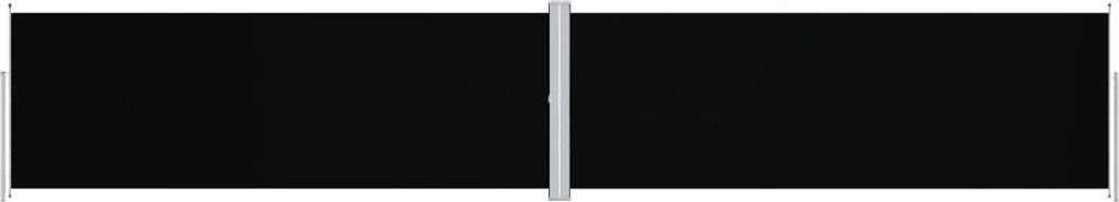 vidaXL Store latéral extensible noir 180x1000 cm Image du produit 