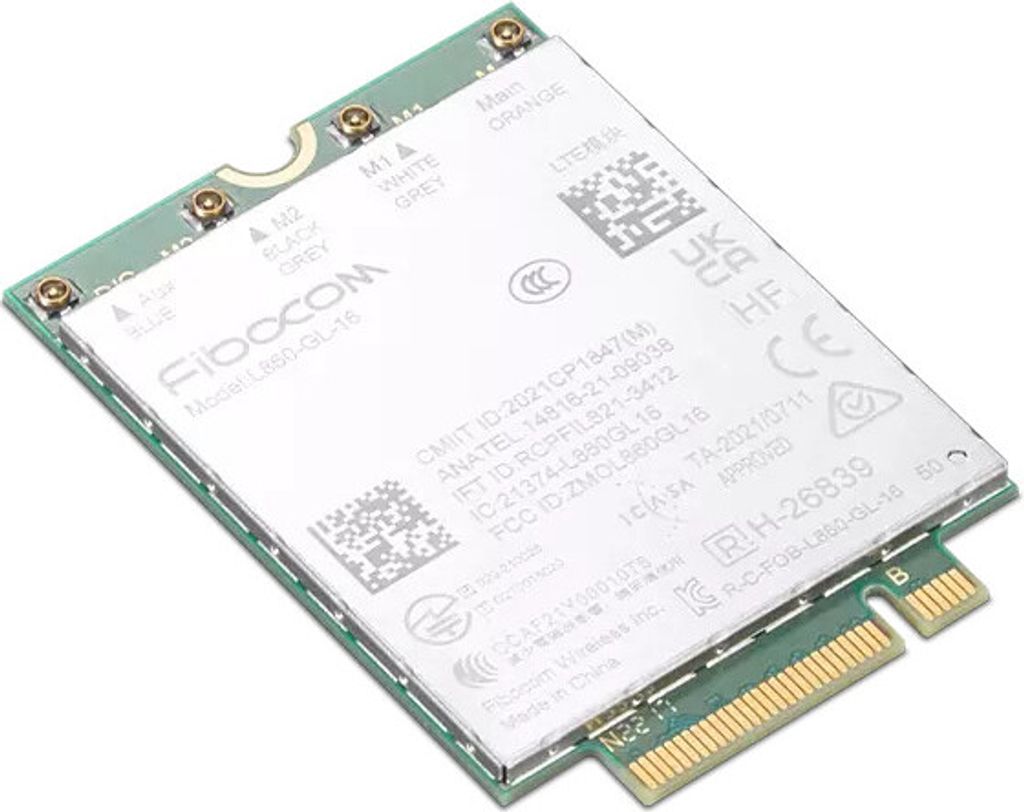 Lenovo 4XC1K20993, Eingebaut, Kabellos, M.2, WWAN, 1000 Produktbild 