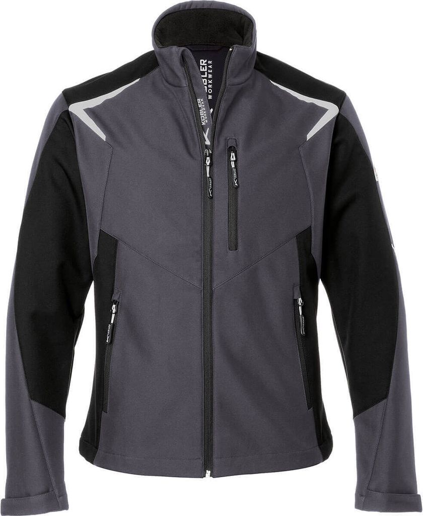 Kübler Bodyforce Ultrashell Jacke anthrazit/schwarz Gr. 4XL