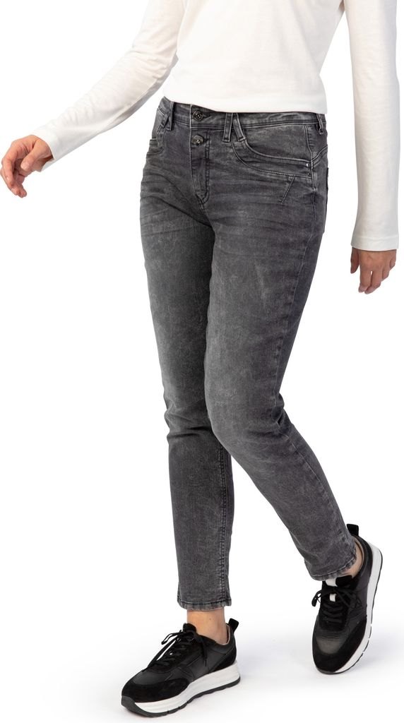 Stooker Women DAVOS DENIM USED Damen Boyfriend-Jeans Boyfriend Fit 44 (Länge 30) grey denim random