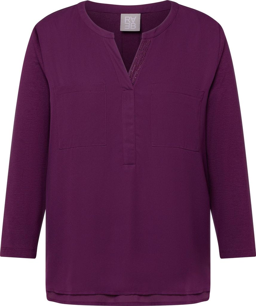 Rabe Bluse in Violett 40