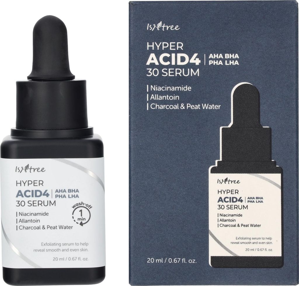 Isntree Hyper Acid 4 AHA,BHA,PHA,LHA 30 Serum Produktbild 