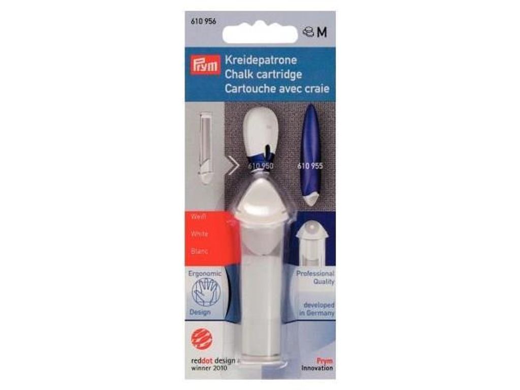 Prym Kreidepatrone weiß Ergonomics