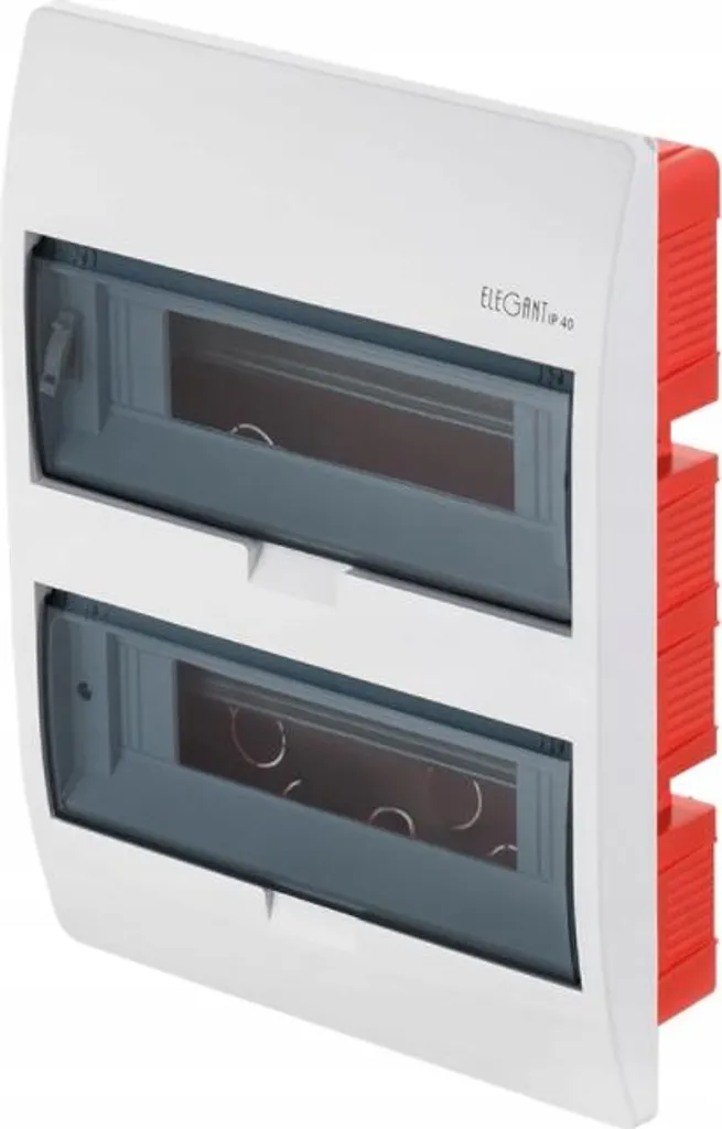 Coffret de distribution IP40 Elektro-Plast avec porte fumée amovible