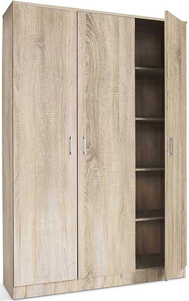 Aufbewahrungsschrank Ray 120cm mit 3 Türen und 4 Produktbild 