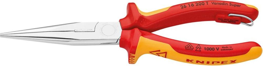 Knipex 26 16 200 T, Seitenschneiderzange, 1,8 cm, 7,3 cm, Produktbild 