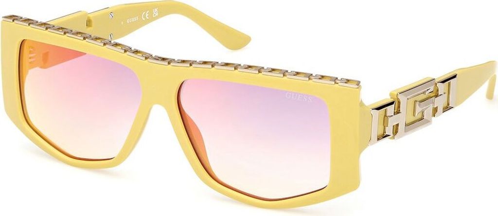 Guess Gu7914 Damen-sonnenbrille Gelb Mann Gelb One Size