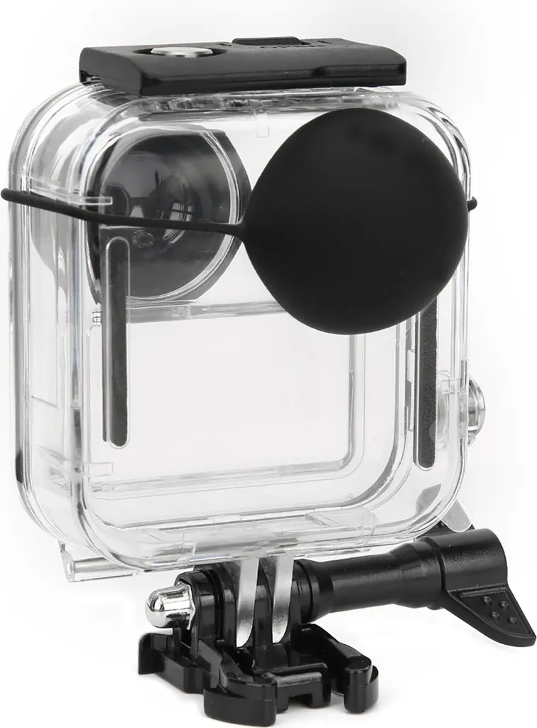 Coque de protection étanche pour caméra sport avec support de fixation fixe