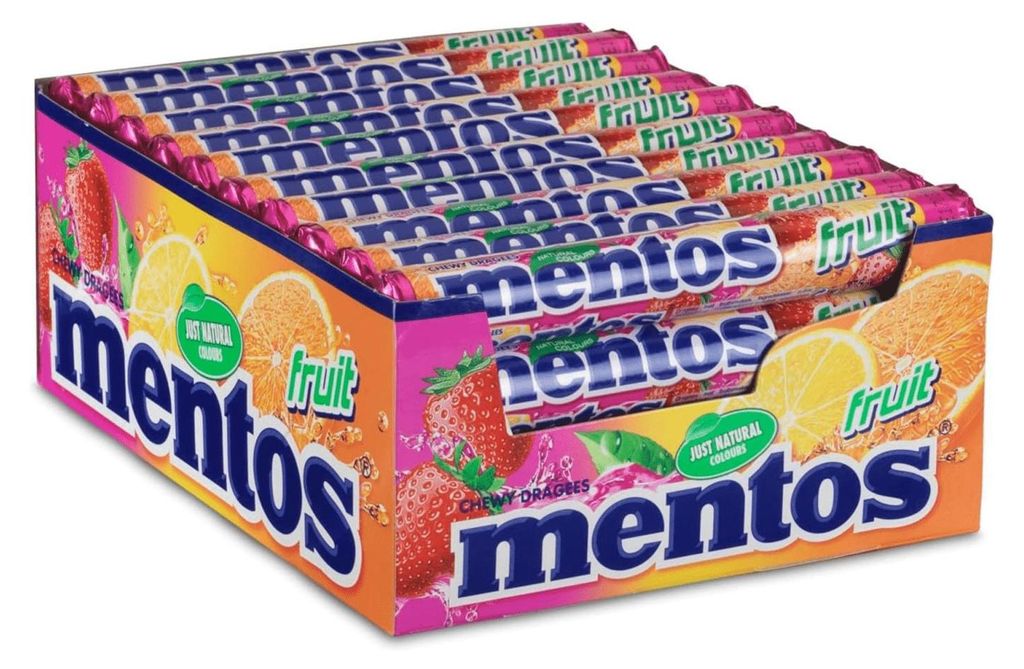 Mentos Fruchtrolle (40x 37,5gr) Produktbild 
