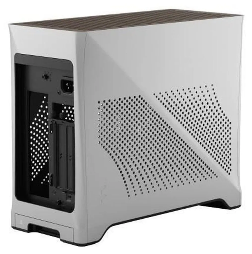 Fractal Era 2 Argent Boîtier mITX en Aluminium et Support Alimentation SFX