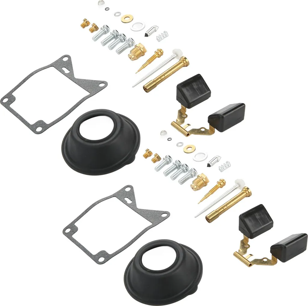 2 set kit di riparazione per la ricostruzione del carburatore, revisione del carburatore della moto da corsa per Virago 750 XV750 1981-1983