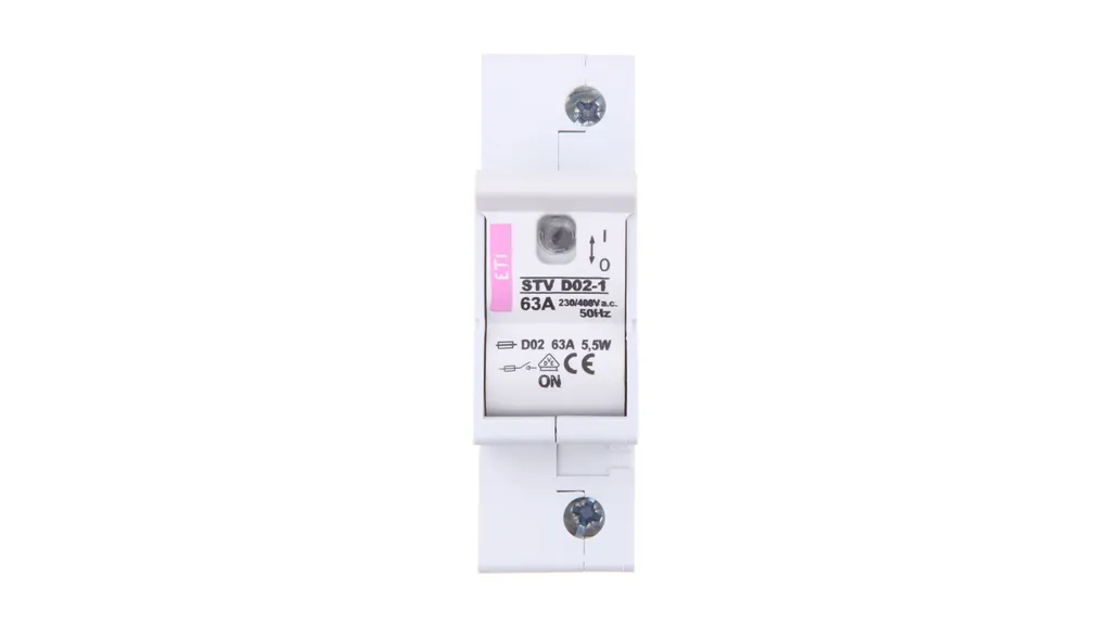 Interrupteur à fusible 1P 63A STV D02 002271001 - Protection Électrique