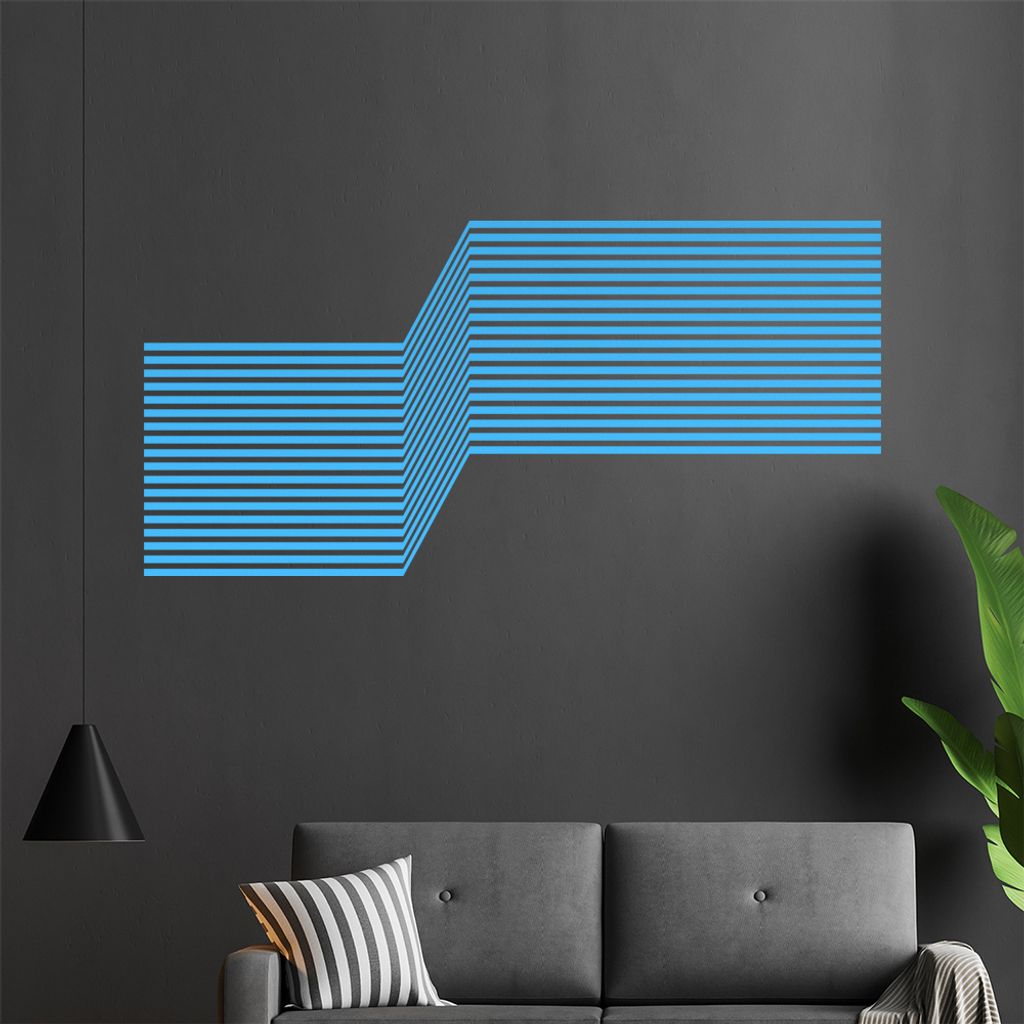 Retro Design Wandtattoo in 6 Größen - Wandaufkleber Wall Sticker - Dekoration, Küche, Wohnzimmer, Schlafzimmer, Badezimmer