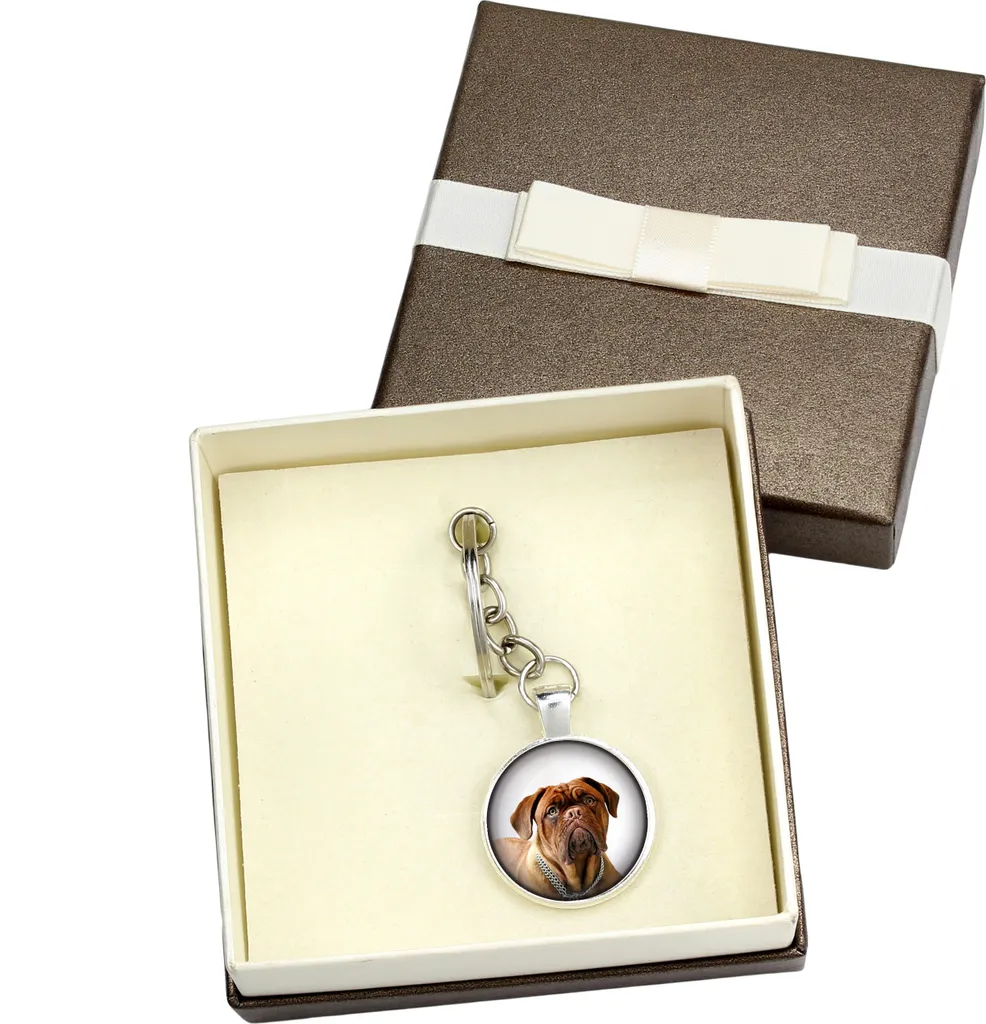 Idee Regalo: Portachiavi Dogue de Bordeaux Art-Dog con Foto