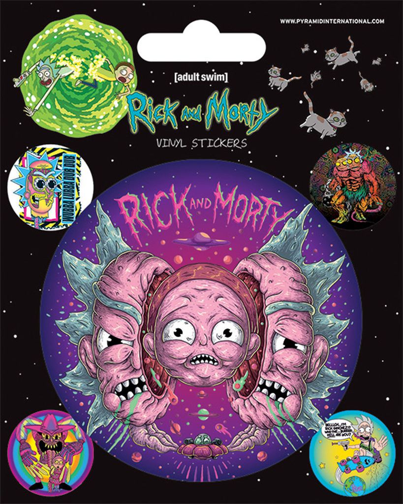 Rick & Morty - Sticker-Sets - Psychedelic Visions
