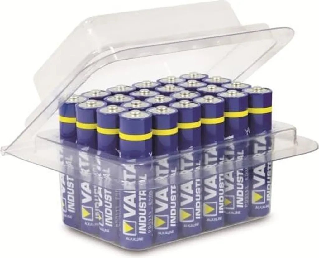 Pack de 24 Piles LR6 AA VARTA Industrial Pro pour Appareils Professionnels