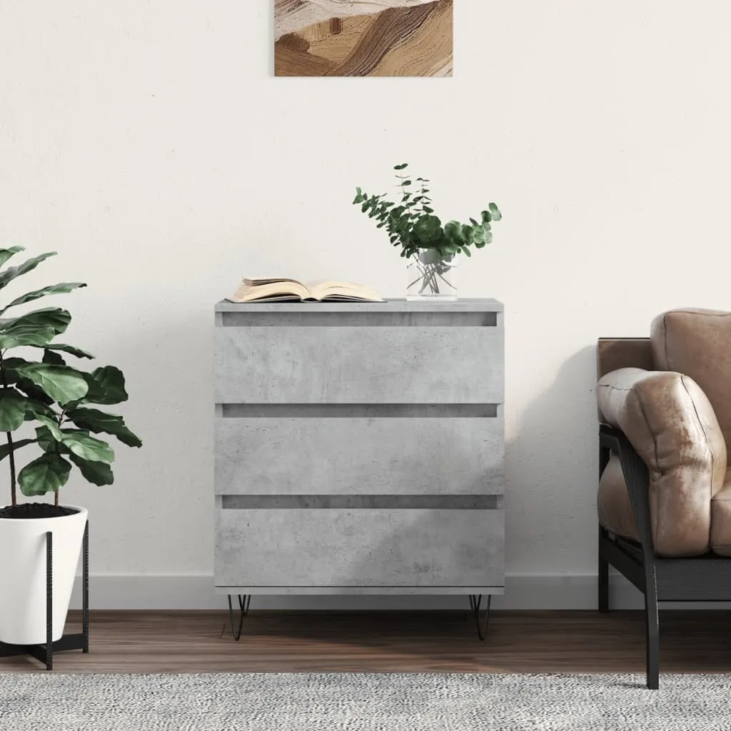 Offerta VidaXL Credenza 60x35x70 Grigio Cemento - Spazio Extra Ora - 2