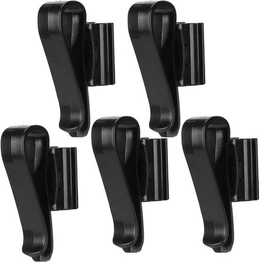 Lot de 5 cache-robinets pour aquariums noir - Accessoires de finition