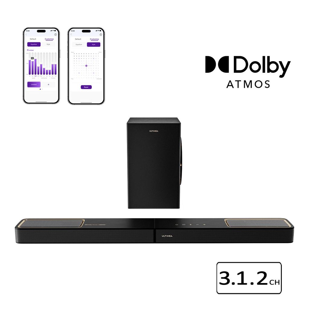 ULTIMEA 3.1.2-Kanal Soundbar mit Dolby Atmos, Produktbild 