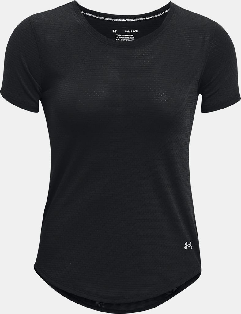 Under Armour UA W Streaker Black/Black/Reflective M Laufshirt mit Kurzarm