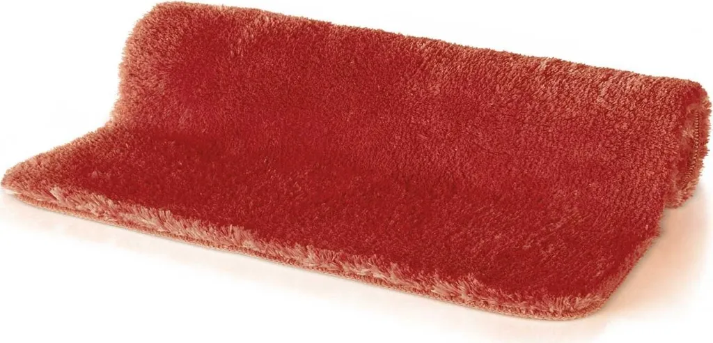 Spirella Tappeto Bagno Rosso 50x80 cm Fino Supersoft Pelo Alto