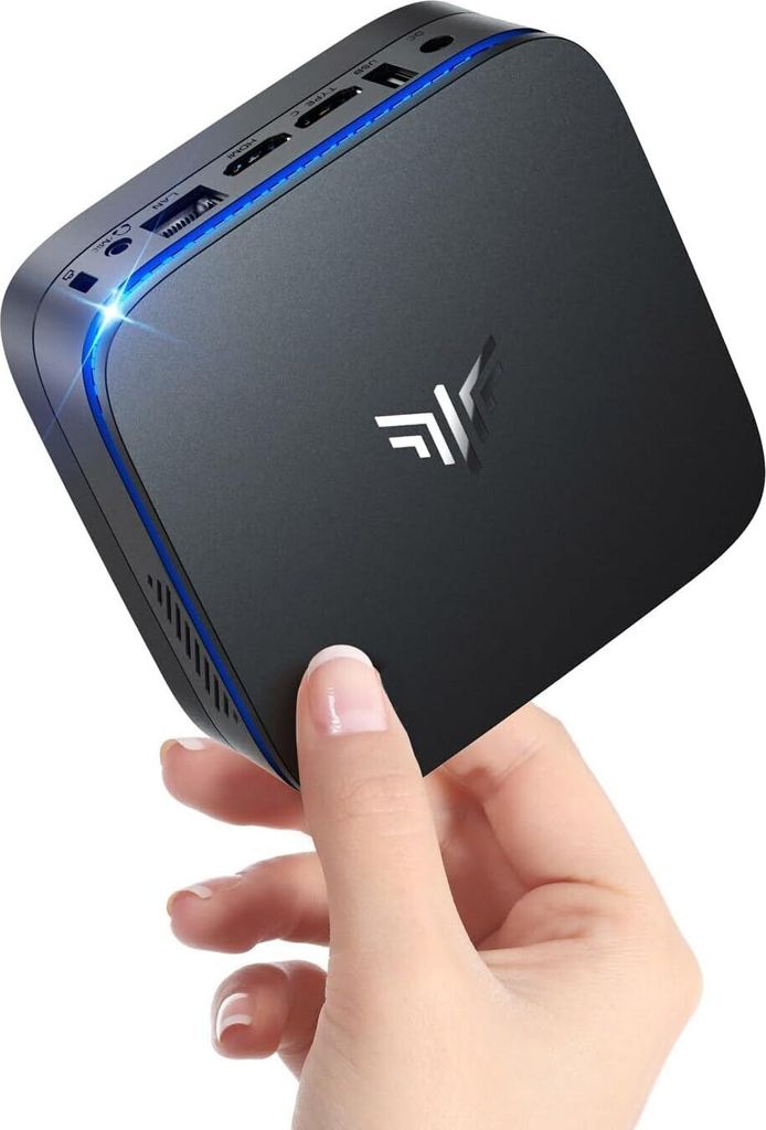 Mini-PC (bis zu 3,4 GHz), 8 GB DDR4, 256 GB SSD, Micro-Desktop-PC, 2,5-Zoll-SSD/Gigabit-Ethernet/2,4+5G WiFi/BT4.2/4K@60Hz UHD Dual-Display