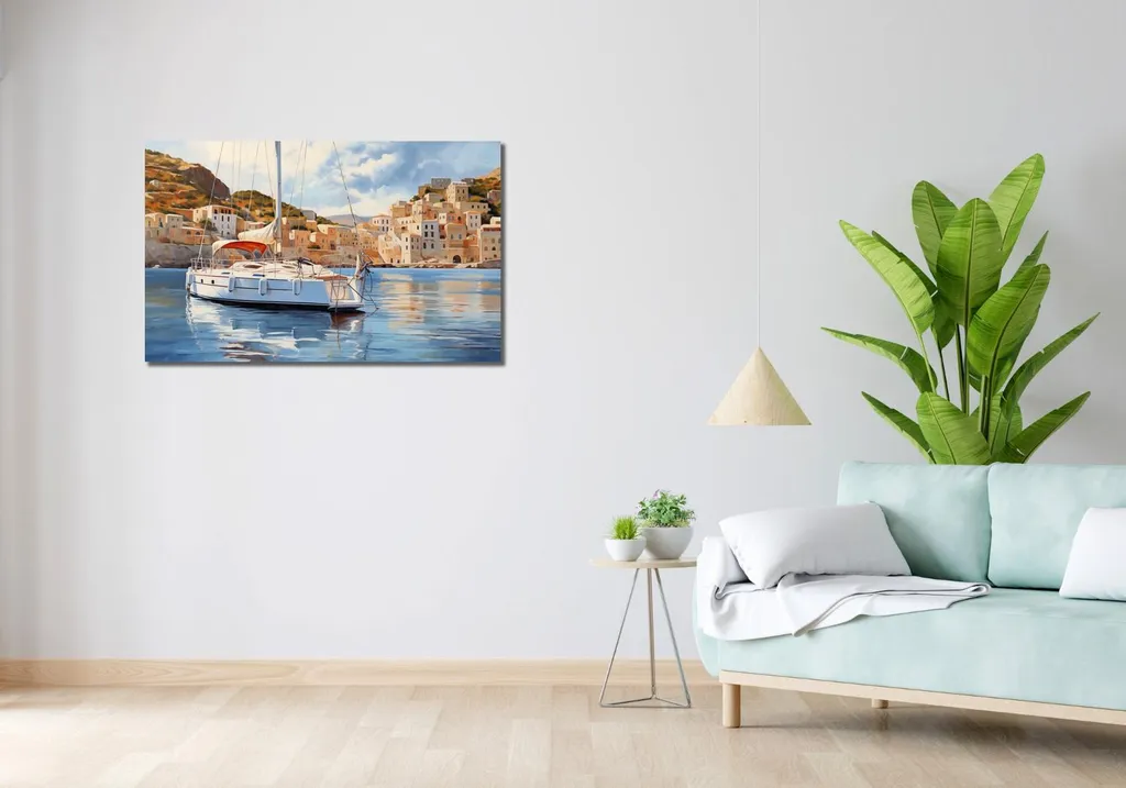 Tableau Image 100 x 60 cm Dérive sur l'eau pour Déco Murale Zen