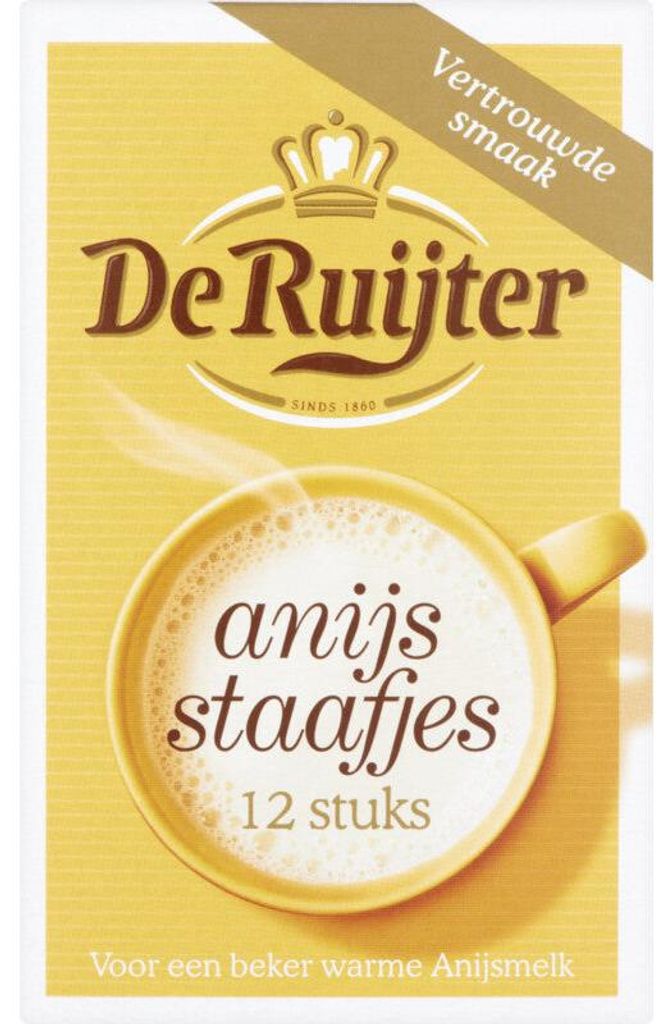 De Ruijter Anijsstaafjes 76g – Bâtonnets d'anis aromatiques Image du produit 