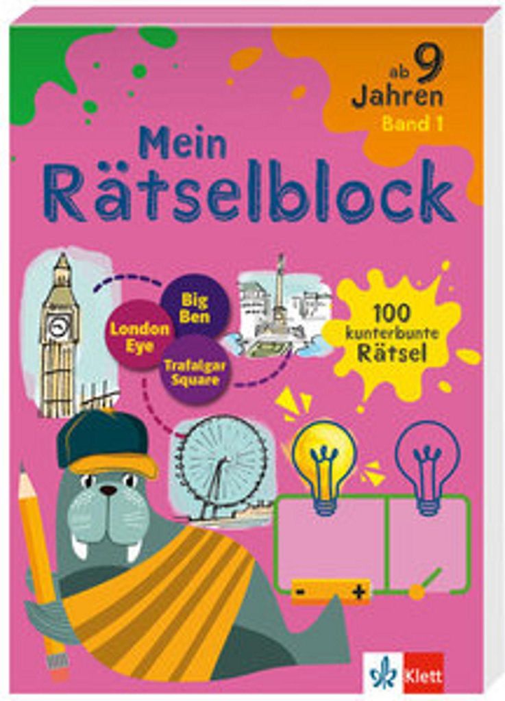 Klett Rätselblock ab 9 Jahren Band 1 Zdjęcie produktu 